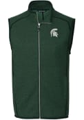 Michigan State Spartans Cutter and Buck Mainsail Vest - Green
