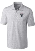 Howard Bison Cutter and Buck Tri-Blend Space Dye Polos Shirt - Grey