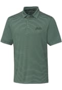 Michigan State Spartans Cutter and Buck Forge Pencil Stripe Polo Polo Shirt - Green