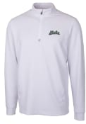 Michigan State Spartans Cutter and Buck Traverse 1/4 Zip 1/4 Zip Pullover - White