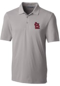 St Louis Cardinals Cutter and Buck Forge Stretch Polo Shirt - Grey