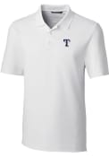 Texas Rangers Cutter and Buck Forge Stretch Polo Shirt - White