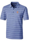New York Mets Cutter and Buck Forge Heathered Stripe Polo Shirt - Blue