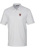 New York Mets Cutter and Buck Pike Double Dot Polo Shirt - White