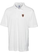 New York Mets Cutter and Buck Drytec Genre Textured Polo Shirt - White