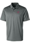 Cincinnati Reds Cutter and Buck Prospect Textured Polo Shirt - Grey