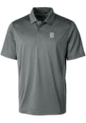 Detroit Tigers Cutter and Buck Prospect Textured Polo Shirt - Grey