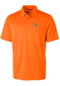 New York Mets Cutter and Buck Prospect Textured Polo Shirt - Orange