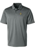 Pittsburgh Pirates Cutter and Buck Prospect Textured Polo Shirt - Grey