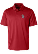 St Louis Cardinals Cutter and Buck Prospect Textured Polo Shirt - Red