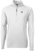 Toronto Blue Jays Cutter and Buck Adapt Eco Knit 1/4 Zip Pullover - White