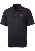 Baltimore Orioles Cutter and Buck Virtue Eco Pique Polo Shirt - Black