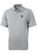 Detroit Tigers Cutter and Buck Virtue Eco Pique Polo Shirt - Grey