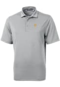 Pittsburgh Pirates Cutter and Buck Virtue Eco Pique Polo Shirt - Grey