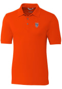 New York Mets Cutter and Buck Advantage Polo Shirt - Orange