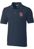 St Louis Cardinals Cutter and Buck Advantage Polo Shirt - Navy Blue