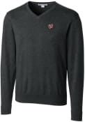 Washington Nationals Cutter and Buck Lakemont Sweater - Charcoal