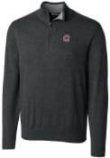 Chicago Cubs Cutter and Buck Lakemont 1/4 Zip Pullover - Charcoal