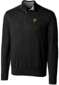 Pittsburgh Pirates Cutter and Buck Lakemont 1/4 Zip Pullover - Black