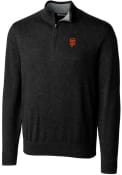 San Francisco Giants Cutter and Buck Lakemont 1/4 Zip Pullover - Black
