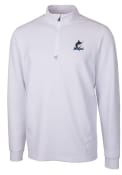 Miami Marlins Cutter and Buck Traverse Stretch Pullover Jackets - White