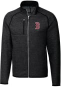 Boston Red Sox Cutter and Buck Mainsail Full Zip Jacket - Charcoal