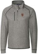 New York Mets Cutter and Buck Mainsail Pullover Jackets - Grey