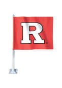 Rutgers Scarlet Knights 11x14 Red Polyester Car Flag - Red