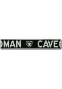 Las Vegas Raiders 6x36 Man Cave Street Sign