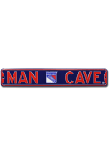 New York Rangers 6x36 Man Cave Street Sign