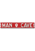 Indiana Hoosiers 6x36 Man Cave Street Sign