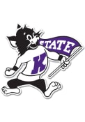 Purple K-State Wildcats 12 Steel Logo Sign