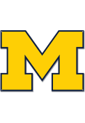 Michigan Wolverines 12 Steel Logo Sign