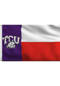 TCU Horned Frogs 3x5 Purple, Red, White Grommet Purple Silk Screen Grommet Flag