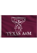 Texas A&M Aggies 3x5 Maroon Grommet Maroon Silk Screen Grommet Flag