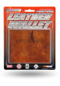 Cincinnati Reds Manmade Leather Bifold Wallet - Brown