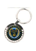 Philadelphia Union Bling Logo Keychain