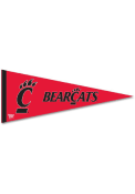 Red Cincinnati Bearcats 12x30 Premium Pennant