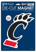 Black Cincinnati Bearcats Die Cut Car Magnet