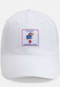 Kansas Jayhawks Black Clover Dream Adjustable Hat - White
