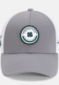 Michigan State Spartans Black Clover Motto Trucker Adjustable Hat - Green