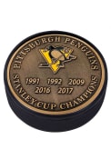 Pittsburgh Penguins Stanley Cup Hockey Puck