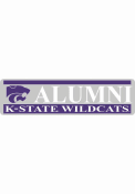 K-State Wildcats 3x10 Alumni Auto Decal - Purple
