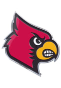 Sports Licensing Solutions Louisville Cardinals Aluminum Color Car Emblem - Grey