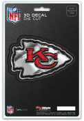 Sports Licensing Solutions Kansas City Chiefs 5x7 inch 3D Auto Decal - Red