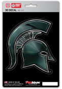 Sports Licensing Solutions Michigan State Spartans 5x7.5 3D Auto Decal - Green
