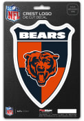 Chicago Bears 5x7.5 Shield Auto Decal - Navy Blue