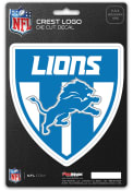 Detroit Lions 5x7.5 Shield Auto Decal - Blue