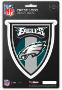 Philadelphia Eagles 5x7.5 Shield Auto Decal - Green