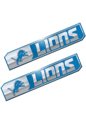 Sports Licensing Solutions Detroit Lions 1.75x8.25 inch 2 Pack Truck Edition Car Emblem - Blue